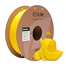 eSUN PLA Filament 1.75mm, High Toughness 3D Printer Filament Upgraded PLA Filament, Dimensional Accuracy +/- 0.03mm, 1KG Cardboard Spool (2.2 LBS) 3D Printing Filament for 3D Printers, Yellow