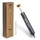 Kotto Solder Sucker, Vacuum Desoldering Pump Aluminum Body with Silicone Tip, Removal Hand Tool for Soldering Welding for Students, Engineers and Hobbyists