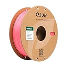 eSUN PLA Basic Filament 1.75mm, 3D Printer Filament High Speed PLA for Fast Printing, 1KG Spool (2.2 LBS) 3D Printing Filament for High Speed 3D Printers, Pink