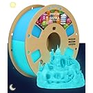 OVERTURE Glow PLA Filament 1.75mm 3D Printer Filament, 1kg Spool (2.2lbs), Dimensional Accuracy +/- 0.02 mm, Fit Most FDM Printer (Glow Blue)