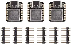 Seeed Studio XIAO SAMD21 The Smallest Arduino Microcontroller Based on SAMD21nwith Rich Interfaces for Wearable Devices, 100% Arduino IDE Compatible, Desiged for Projects Need Arduino Micro, 3pcs.