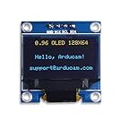 UCTRONICS 0.96 Inch OLED Module 12864 128x64 Yellow Blue SSD1306 Driver I2C Serial Self-Luminous Display Board for Arduino Raspberry Pi Pico
