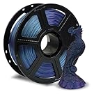 FLASHFORGE Rapid PLA Filament 1.75mm +/- 0.02mm Burnt Titanium & Nebula Purple Gradient, Max 500mm/s High Speed Printing, 3D Printer Filament 1kg(2.2lbs), Changing Colors with Light