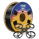 OVERTURE High Speed PETG Filament 1.75mm, 1kg Black | Neatly Wound & Clog-Free, 1kg (2.2lbs) Rapid PETG, Dimensional Accuracy +/- 0.02mm, Fit Most FDM Printers (Black)