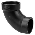 NIBCO U58072 3 SPGXH 90 STREET ELBOW ABS Black, 3 Inch