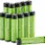 Amazon Basics 12-Pack Rechargeable AAA NiMH Performance Batteries, 800 mAh, Recharge up to 1000x Times, Pre-Charged