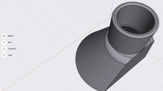 3D model of custom funnel